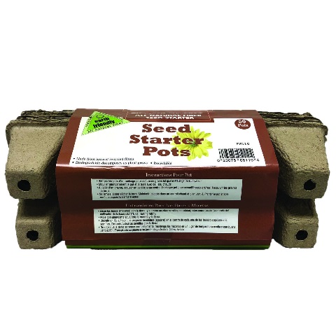 10 Cell Fiber Pot Strip – NK Lawn & Garden – 5PK
